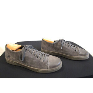 EUC! Born Gray Suede Lace Up Low Top Sneaker Shoes Men 9.5 M